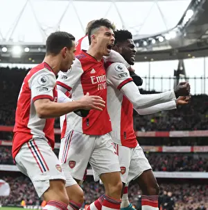 Thomas Partey Scores First Arsenal Goal: Arsenal 1-1 Leicester City (2021-22)