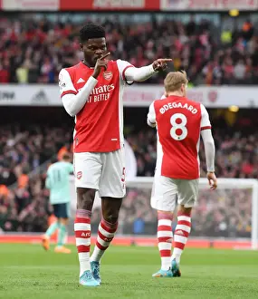 Thomas Partey Scores the Second Goal: Arsenal vs Leicester City, Premier League 2021-22