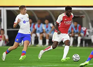 Thomas Partey Shines: Arsenal's Dominant Performance Against FC Barcelona at SoFi Stadium (2023)