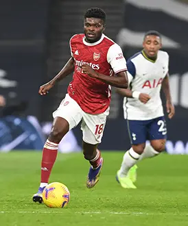 Tottenham Hotspur V Arsenal 2020-21 Prints: Thomas Partey Shines: Arsenal's Midfielder Stands Out in Intense London Derby vs