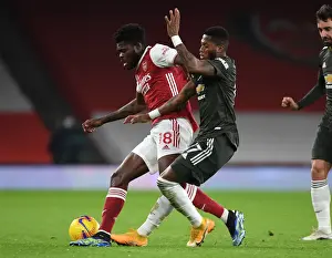 Thomas Partey Stands Firm: Arsenal vs Manchester United Showdown at Empty Emirates, Premier League 2021