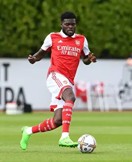 Thomas Partey Trains with Arsenal: Pre-Season Match against Ipswich Town (2022-23)