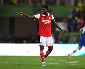 Arsenal V Chelsea - Florida Cup 2022-23 Prints: Thomas Partey vs. Chelsea: Arsenal Star Faces Off in Florida Cup Clash