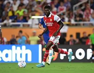 Arsenal V Chelsea - Florida Cup 2022-23 Prints: Thomas Partey vs. Chelsea: Orlando's Florida Cup Showdown - Arsenal vs. Blues Clash
