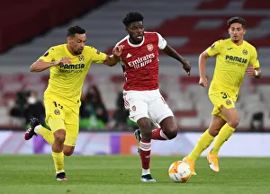 Arsenal V Villarreal 2020-21 Prints: Thomas Partey vs. Francis Coquelin: Arsenal vs