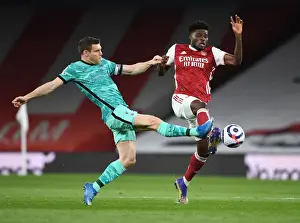 Thomas Partey vs. James Milner: Intense Rivalry in Empty Emirates - Arsenal v Liverpool, 2021 Premier League