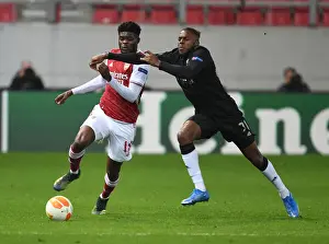 Arsenal V SL Benfica 2020-21 Prints: Thomas Partey vs. Nuno Tavares: A Europa League Showdown