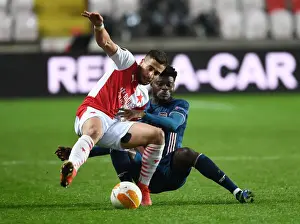 Thomas Partey vs. Ondrej Lingr: A Europa League Showdown at Empty Eden Arena - Arsenal vs. Slavia Prague