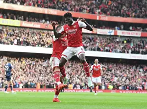 Arsenal V Nottingham Forest 2022-23 Prints: Thomas Partey's Brace: Arsenal Crushes Nottingham Forest 4-0 in Premier League