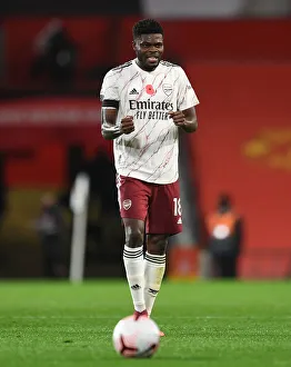Thomas Partey's Goal Celebration: Arsenal's Victory at Old Trafford in Manchester United vs Arsenal (2020-21)