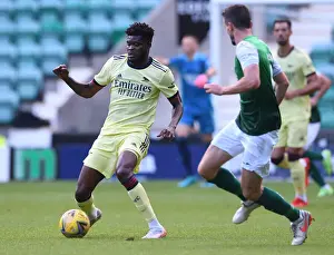 Hibernian V Arsenal 2021-22 Prints: Thomas Partey's Midfield Dominance: Arsenal's Pre-Season Victory Over Hibernian