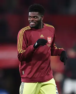 Manchester United V Arsenal 2020-21 Prints: Thomas Partey's Pre-Match Routine: Arsenal vs Manchester United (Premier League 2020-21)