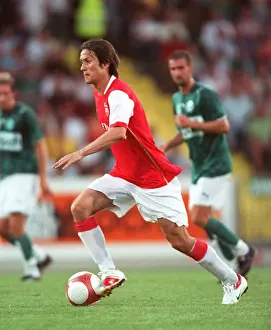 Mattersburg V Arsenal 2006-07 Prints: Thomas Rosicky Leads Arsenal to Victory: 2006 Pre-Season Friendly vs
