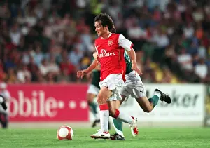 Mattersburg V Arsenal 2006-07 Prints: Thomas Rosicky's Brilliant Performance: Arsenal's Pre-Season Victory (2006)