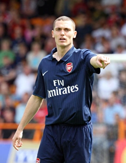 Barnet V Arsenal 2009-10 Prints: Thomas Vermaelen in Action: Arsenal vs Barnet, 2009 - Pre-Season Friendly