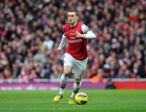 Arsenal V Fulham 2012-13 Prints: Thomas Vermaelen in Action: Arsenal vs Fulham, Premier League 2012-13