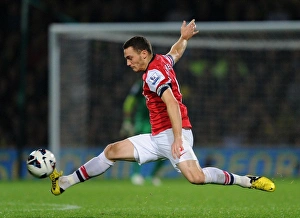 Norwich City V Arsenal 2012-13 Prints: Thomas Vermaelen in Action: Norwich City vs Arsenal, Premier League 2012-13