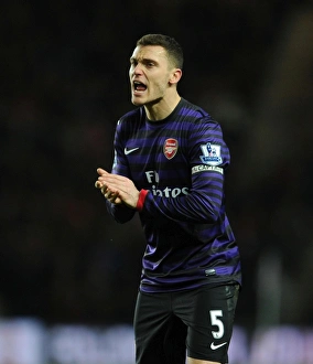Southampton V Arsenal 2012-13 Prints: Thomas Vermaelen in Action: Southampton vs. Arsenal, Premier League 2012-13