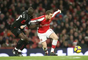 Thomas Vermaelen (Arsenal) Abdoulaye Faye (Stoke City). Arsenal 2: 0 Stoke City