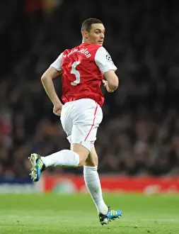 Arsenal V Borussia Dortmund 2011-12 Prints: Thomas Vermaelen (Arsenal). Arsenal 2: 0 Borussia Dortmund. UEFA Champions League
