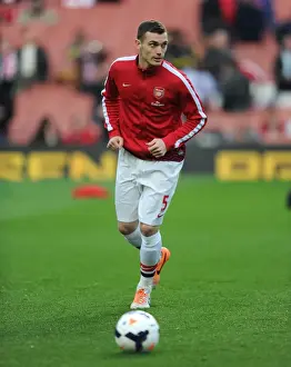 Arsenal V Newcastle United 2013/14 Prints: Thomas Vermaelen (Arsenal). Arsenal 2: 0 Newcastle United. Barclays Premier League