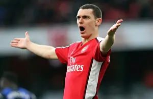 Thomas Vermaelen (Arsenal). Arsenal 2: 0 Sunderland. Barclays Premier League