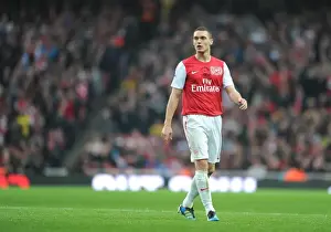 Thomas Vermaelen (Arsenal). Arsenal 3: 0 West Bromwich Albion. Barclays Premier League