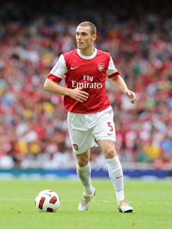 Arsenal v Celtic 2010-11 Collection: Thomas Vermaelen (Arsenal). Arsenal 3: 2 Celtic. Emirates Cup Pre Season