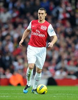 Images Dated 5th November 2011: Thomas Vermaelen (Arsenal). Arsenal 3: 0 West Bromwich Albion. Barclays Premier League