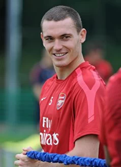 Images Dated 7th July 2010: Thomas Vermaelen (Arsenal). Arsenal Training Ground, London Colney, Hertfordshire