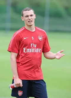Thomas Vermaelen (Arsenal). Arsenal Training Ground, London Colney, Hertfordshire