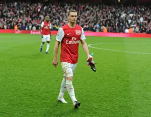 Arsenal V Manchester City 2011-12 Prints: Thomas Vermaelen: Arsenal Defender's Emotional Reaction After Arsenal vs Manchester City (2011-12)
