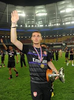 Thomas Vermaelen (Arsenal). Malaysia 1: 2 Arsenal. Pre Season Friendly. National Stadium