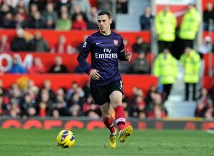 Images Dated 3rd November 2012: Thomas Vermaelen (Arsenal). Manchester United 2: 1 Arsenal. Barclays Premier League