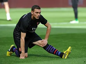 Cologne V Arsenal 2012-13 Prints: Thomas Vermaelen: Arsenal Star Prepares for Cologne Clash (2012)