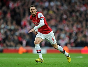 Arsenal V Tottenham Hotspur 2012-13 Prints: Thomas Vermaelen: Arsenal vs. Tottenham Hotspur, Premier League 2012-13