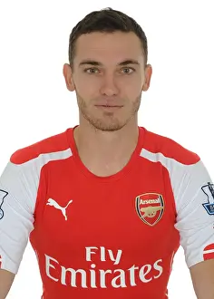Thomas Vermaelen at Arsenal's 2014/15 Emirates Stadium Photocall