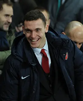 Arsenal V Bayern Munich 2013-14 Prints: Thomas Vermaelen: Arsenal's Defensive Fortress Ahead of Bayern Munich Showdown
