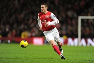 Images Dated 18th December 2011: Thomas Vermaelen: Arsenal's Defensive Wall at Manchester City (2011-12)