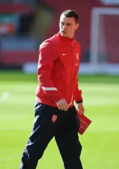 Thomas Vermaelen: Arsenal's Defensive Wall at Anfield, 2012 (Liverpool v Arsenal)