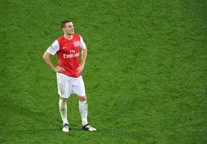 Arsenal V Wolverhampton Wanderers 2011-2012 Prints: Thomas Vermaelen Focuses in Arsenal's Battle Against Wolverhampton Wanderers (2011-2012)