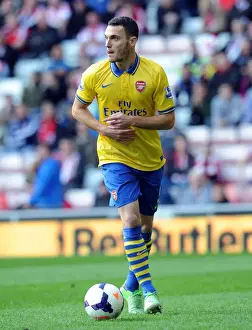 Thomas Vermaelen Focuses in Sunderland vs Arsenal Premier League Clash (2013-14)