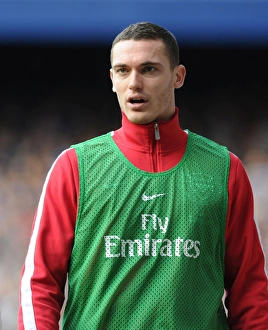 Chelsea V Arsenal 2011-12 Prints: Thomas Vermaelen at Stamford Bridge: Chelsea vs. Arsenal, Premier League 2011-12