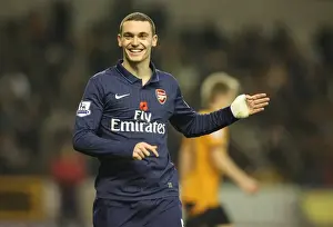 Thomas Vermaelen's Exultant Moment: Arshavin's 4th Goal vs. Wolves (Arsenal 4-1)