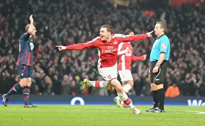 Arsenal V Bolton 2009-10 Prints: Thomas Vermaelen's Goal: Arsenal's 3rd against Bolton Wanderers (4-2)