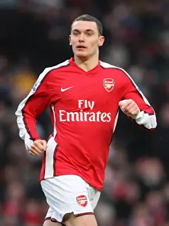 Arsenal V Everton 2009-10 Prints: Thomas Vermaelen's Gritty Performance: Arsenal 2-2 Everton