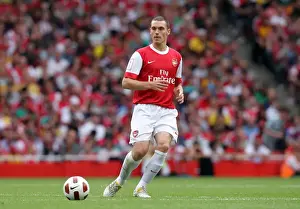 Arsenal V Celtic 2010-11 Prints: Thomas Vermaelen's Leadership: Arsenal's Victory over Celtic in the Emirates Cup Pre-Season (3-2)