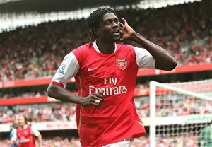Arsenal V Portsmouth 2007-08 Prints: Thrilling Adebayor Goal: Arsenal's 3-1 Premier League Victory Over Portsmouth