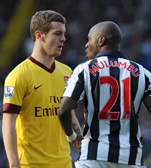 WBA V Arsenal 2010-11 Prints: Thrilling Draw: Wilshere vs Mulumbu - Arsenal vs West Bromwich Albion