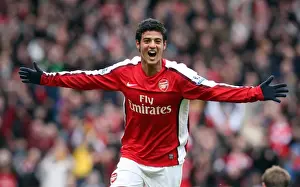 Arsenal V Burnley FA Cup 2008-9 Prints: Thrilling Vela Goal: Arsenal's First in 3-0 FA Cup Victory over Burnley (2009)